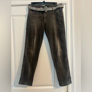 Philipp Plein Milkshake Boyfriend cut platinum gray size 29